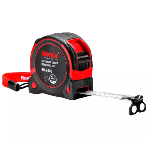 Ruletă Ronix H-9038 3 m/ Red photo 2
