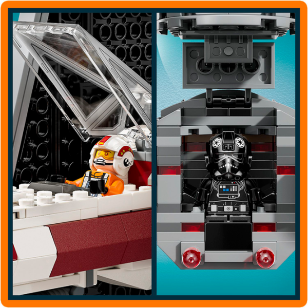 Constructor LEGO TIE Fighter & X-Wing Mash-up Scenă din film/ Multicolor photo 10