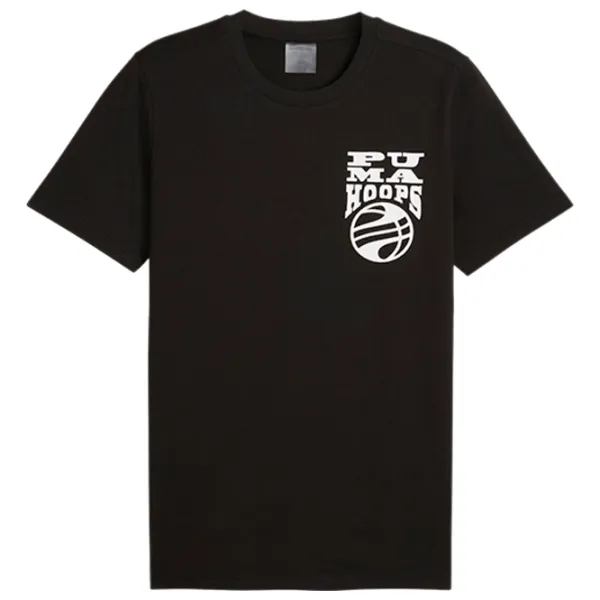 Футболка для мужчин Puma The Hooper Tee 2 100% хлопок/ Black photo 1