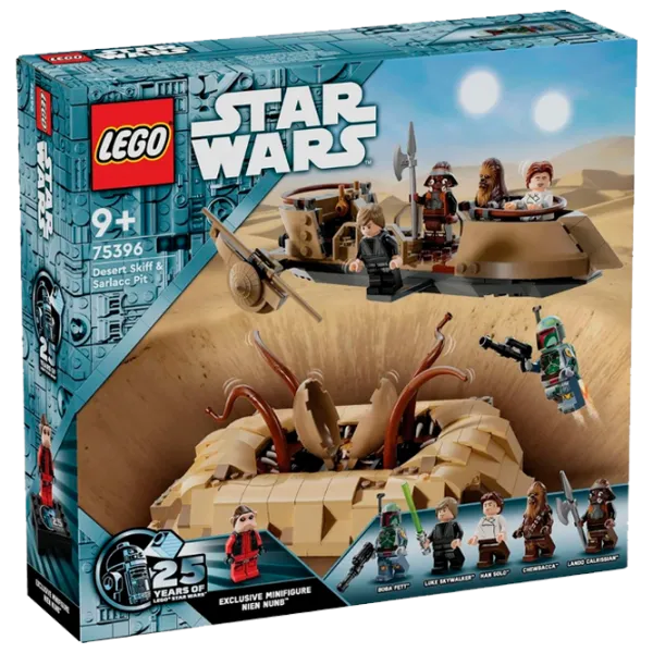 Constructor LEGO Desert Skiff & Sarlacc Pit Scenă din film/ Multicolor photo 1