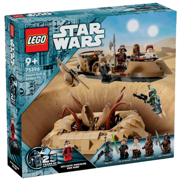 Constructor LEGO Desert Skiff & Sarlacc Pit Scenă din film/ Multicolor photo 1