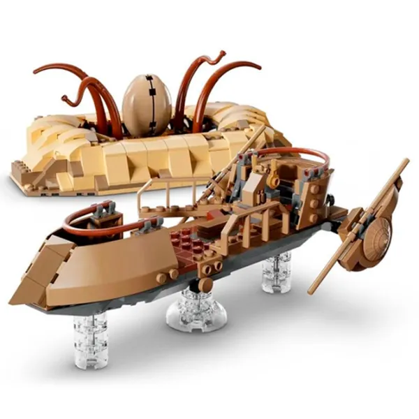 Constructor LEGO Desert Skiff & Sarlacc Pit Scenă din film/ Multicolor photo 3