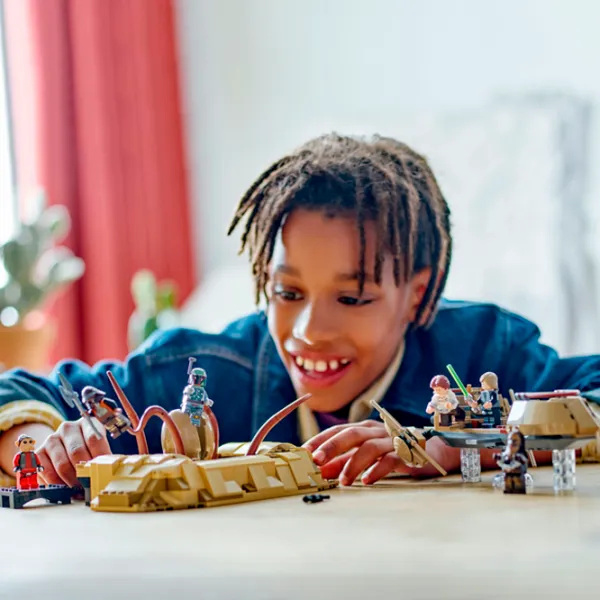 Constructor LEGO Desert Skiff & Sarlacc Pit Scenă din film/ Multicolor photo 10