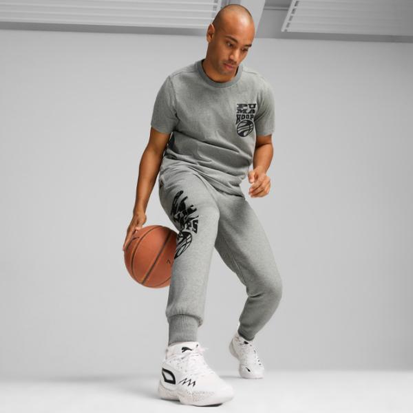 Футболка для мужчин Puma The Hooper Tee 2 100% хлопок/ Серый photo 5