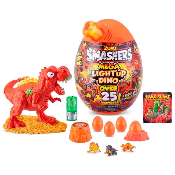 Фигурки Zuru Динозавр Smashers Mega Dino Light-Up 5+/ Разноцветный photo 5