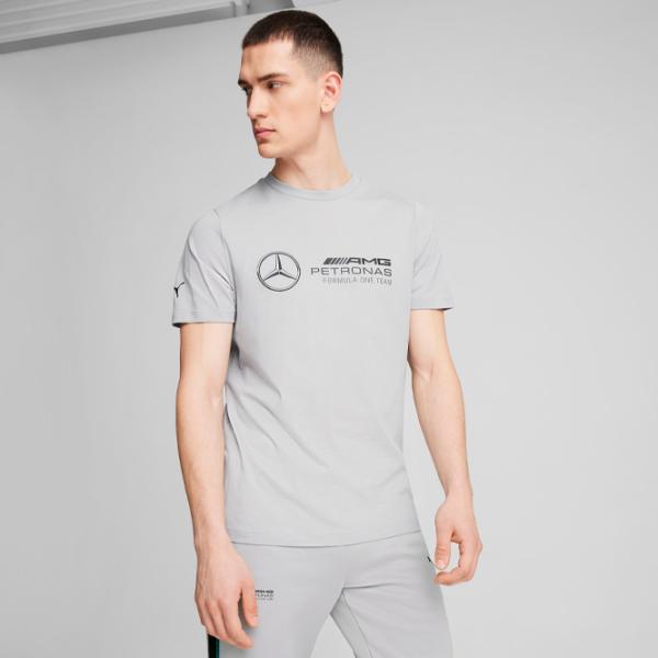Футболка для мужчин Puma Mapf1 Ess Logo Tee 100% хлопок/ Серый photo 2