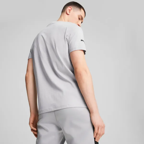 Футболка для мужчин Puma Mapf1 Ess Logo Tee 100% хлопок/ Серый photo 4