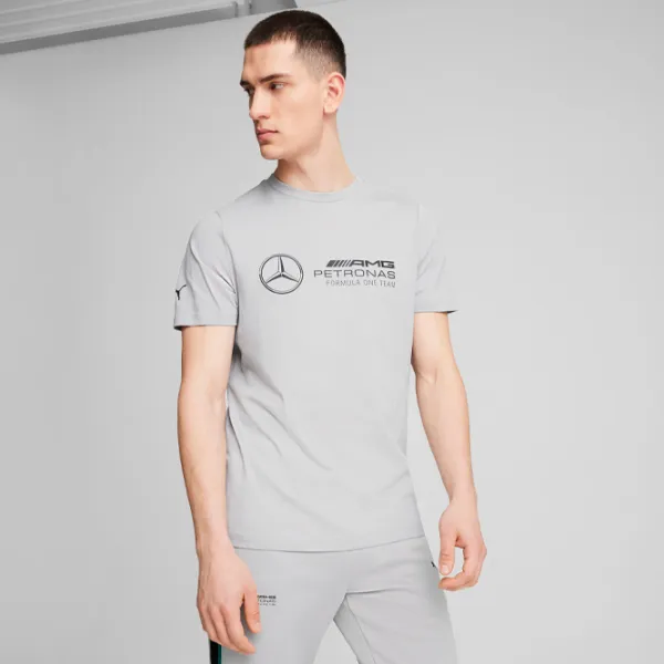 Футболка для мужчин Puma Mapf1 Ess Logo Tee 100% хлопок/ Серый photo 3