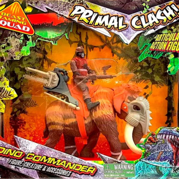 Figurine Primal Clash Dinozaur Triceratops & Mamut 3+/ Multicolor photo 4 Figurine Primal Clash Dinozaur Triceratops & Mamut 3+/ Multicolor photo 4