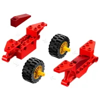 Constructor LEGO Iron Man with Bike and The Hulk Personaj de film/ Multicolor photo 5