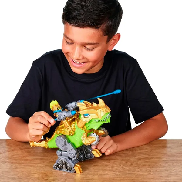 Figurine Treasure X Dinozaur Dino Gold Battle Rex 5+/ Multicolor photo 4 Figurine Treasure X Dinozaur Dino Gold Battle Rex 5+/ Multicolor photo 4