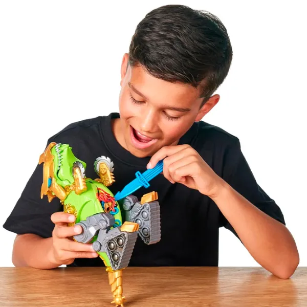 Figurine Treasure X Dinozaur Dino Gold Battle Rex 5+/ Multicolor photo 6 Figurine Treasure X Dinozaur Dino Gold Battle Rex 5+/ Multicolor photo 6