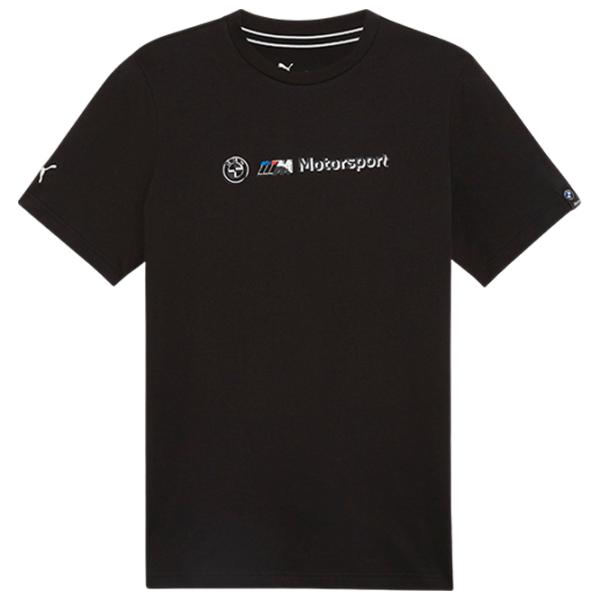Футболка для мужчин Puma BMW MMS LOGO TEE+ 100% хлопок/ Black photo 1