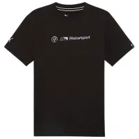 Tricou pentru bărbați Puma BMW MMS LOGO TEE+ 100% bumbac/ Black