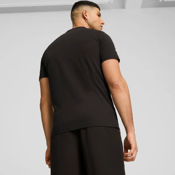 Tricou pentru bărbați Puma BMW MMS LOGO TEE+ 100% bumbac/ Black photo 4