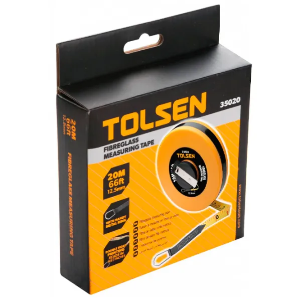 Ruletă Tolsen 0635023 50 m/ Yellow photo 2 Ruletă Tolsen 0635023 50 m/ Yellow photo 2