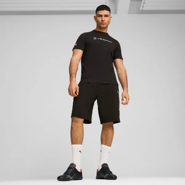 Футболка для мужчин Puma BMW MMS LOGO TEE+ 100% хлопок/ Black photo 5