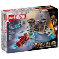 Constructor LEGO Iron Man & Iron Legion vs. Hydra Soldier Personaj de film/ Multicolor