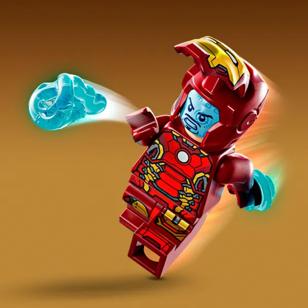 Constructor LEGO Iron Man & Iron Legion vs. Hydra Soldier Personaj de film/ Multicolor photo 4