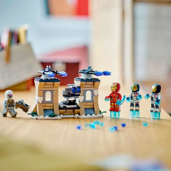 Constructor LEGO Iron Man & Iron Legion vs. Hydra Soldier Personaj de film/ Multicolor photo 6