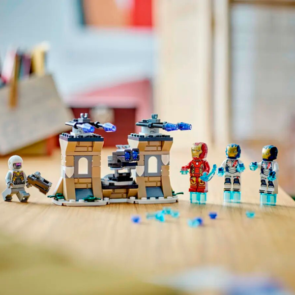 Constructor LEGO Iron Man & Iron Legion vs. Hydra Soldier Personaj de film/ Multicolor photo 6