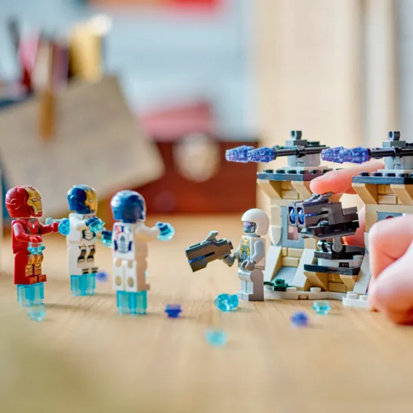 Constructor LEGO Iron Man & Iron Legion vs. Hydra Soldier Personaj de film/ Multicolor photo 8