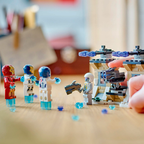 Constructor LEGO Iron Man & Iron Legion vs. Hydra Soldier Personaj de film/ Multicolor photo 8