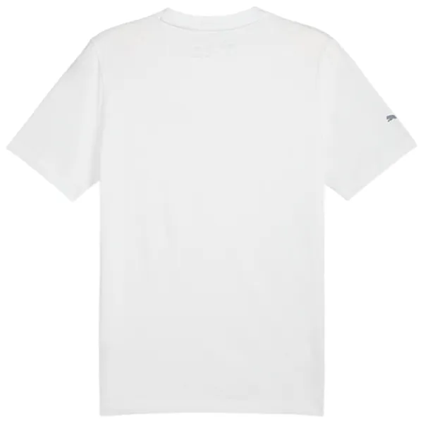 Футболка для мужчин Puma BMW MMS LOGO TEE+ 100% хлопок/ White photo 2