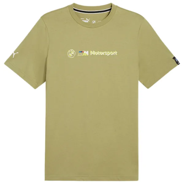 Футболка для мужчин Puma BMW MMS LOGO TEE+ 100% хлопок/ Светло-зелёный photo 1