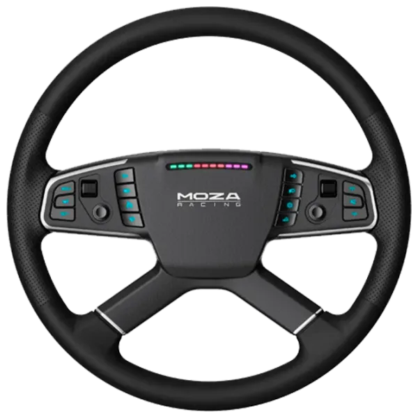 Volan Moza Racing TSW Truck Wheel Fără fir/ 14 buttons/ Black photo 1