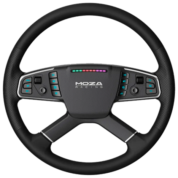 Volan Moza Racing TSW Truck Wheel Fără fir/ 14 buttons/ Black photo 1