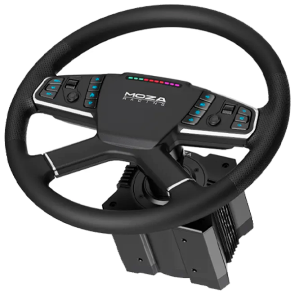 Volan Moza Racing TSW Truck Wheel Fără fir/ 14 buttons/ Black photo 3