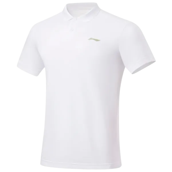 Tricou polo pentru bărbați Li-Ning APLT029-2B White photo 1 Tricou polo pentru bărbați Li-Ning APLT029-2B White photo 1