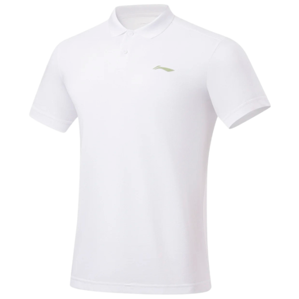 Tricou polo pentru bărbați Li-Ning APLT029-2B White photo 1 Tricou polo pentru bărbați Li-Ning APLT029-2B White photo 1
