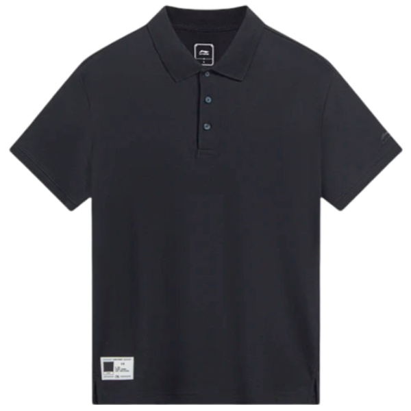 Tricou polo pentru bărbați Li-Ning APLT019-5B Black photo 1
