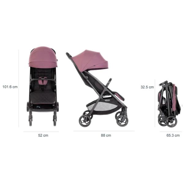Детская коляска Graco Myavo GS2107AAMBE000/ Пурпурный photo 5
