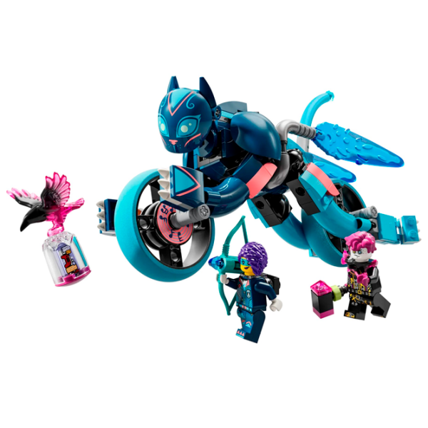 Constructor LEGO Zoey's Cat Motorcycle Motocicletă/ Multicolor photo 2