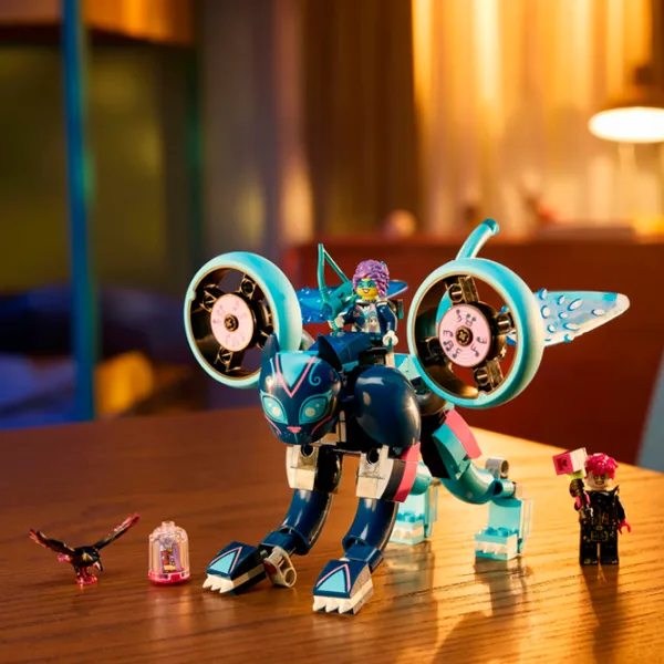 Constructor LEGO Zoey's Cat Motorcycle Motocicletă/ Multicolor photo 6