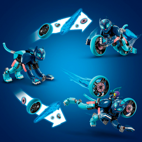 Constructor LEGO Zoey's Cat Motorcycle Motocicletă/ Multicolor photo 10