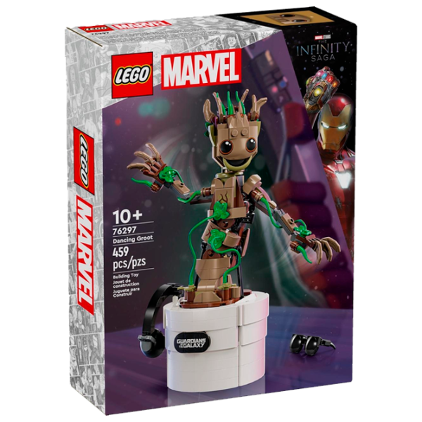 Constructor LEGO Dancing Groot Personaj de film/ Brown photo 1