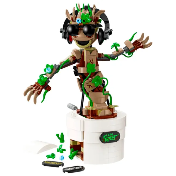 Constructor LEGO Dancing Groot Personaj de film/ Brown photo 2