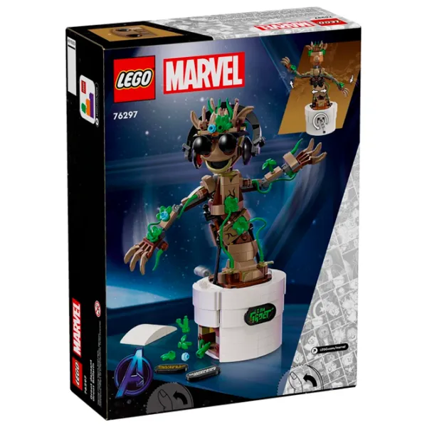 Constructor LEGO Dancing Groot Personaj de film/ Brown photo 8