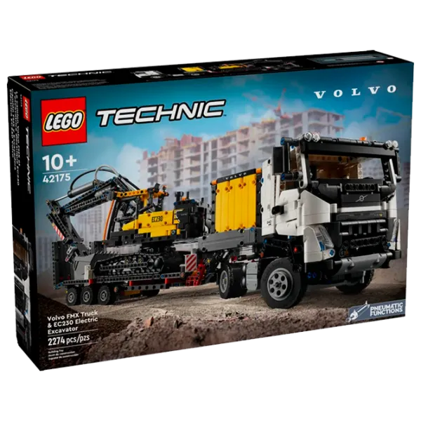 Constructor LEGO Volvo FMX Truck & EC230 Electric Excavat Camion/ Multicolor photo 1