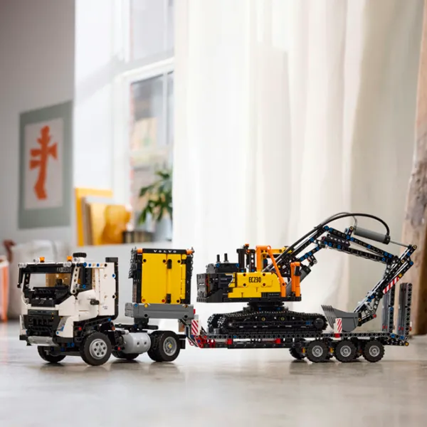 Constructor LEGO Volvo FMX Truck & EC230 Electric Excavat Camion/ Multicolor photo 8