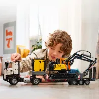 Constructor LEGO Volvo FMX Truck & EC230 Electric Excavat Camion/ Multicolor photo 10