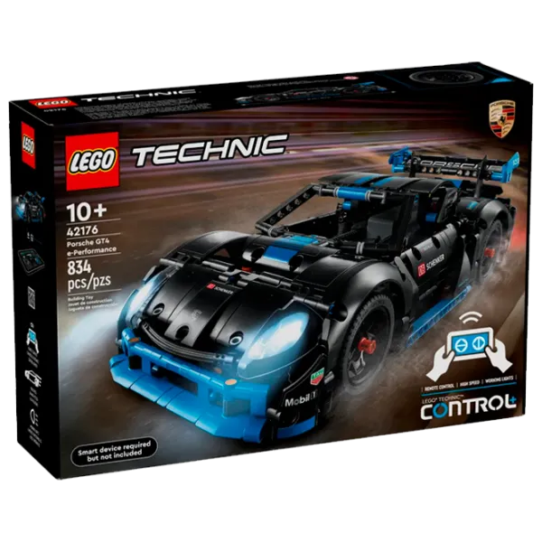 Конструктор с радиоуправлением LEGO Porsche GT4 e-Performance Автомобиль/ Black photo 1