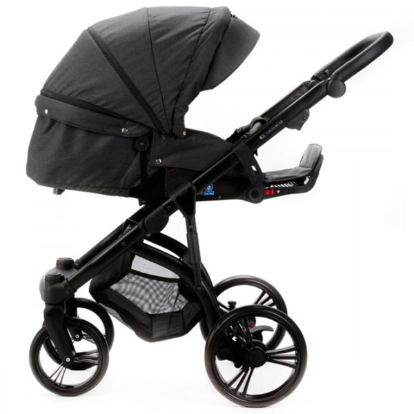 Детская коляска Adamex Lanti TIP PS-112/ Black photo 4