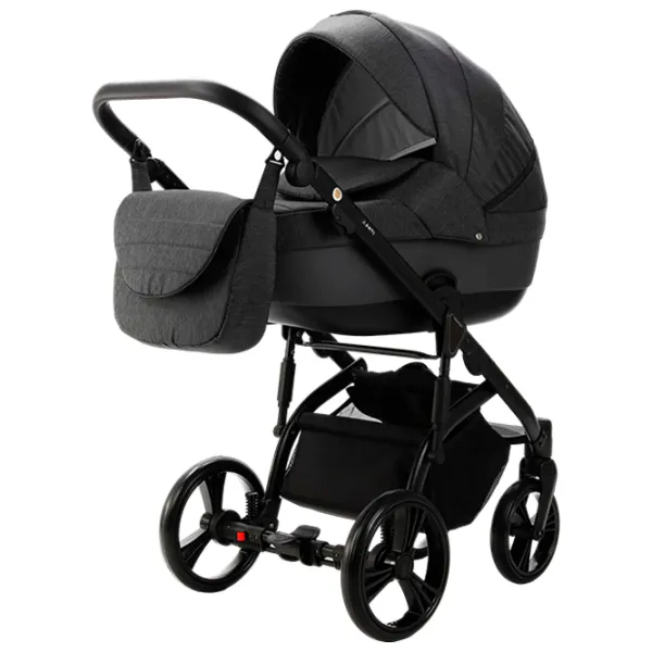 Детская коляска Adamex Lanti TIP PS-35/ Black photo 1