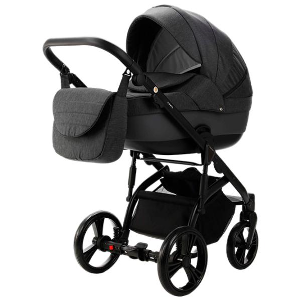 Детская коляска Adamex Lanti TIP PS-35/ Black photo 1