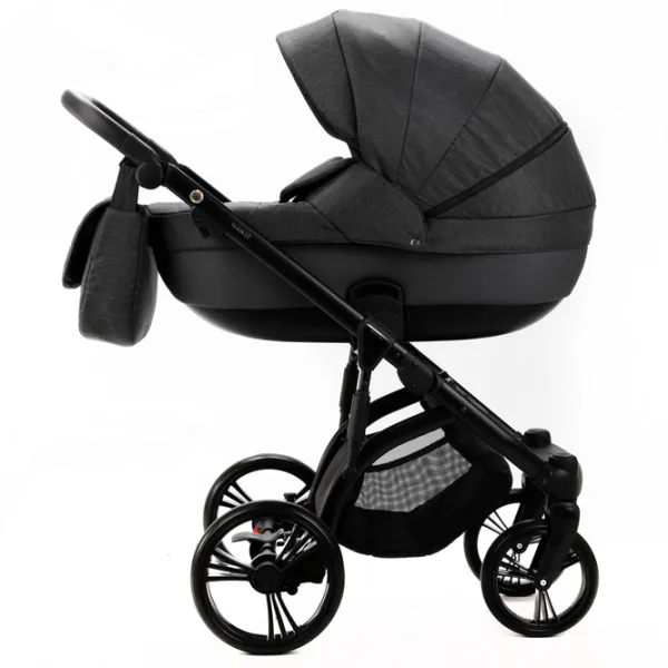 Детская коляска Adamex Lanti TIP PS-35/ Black photo 3